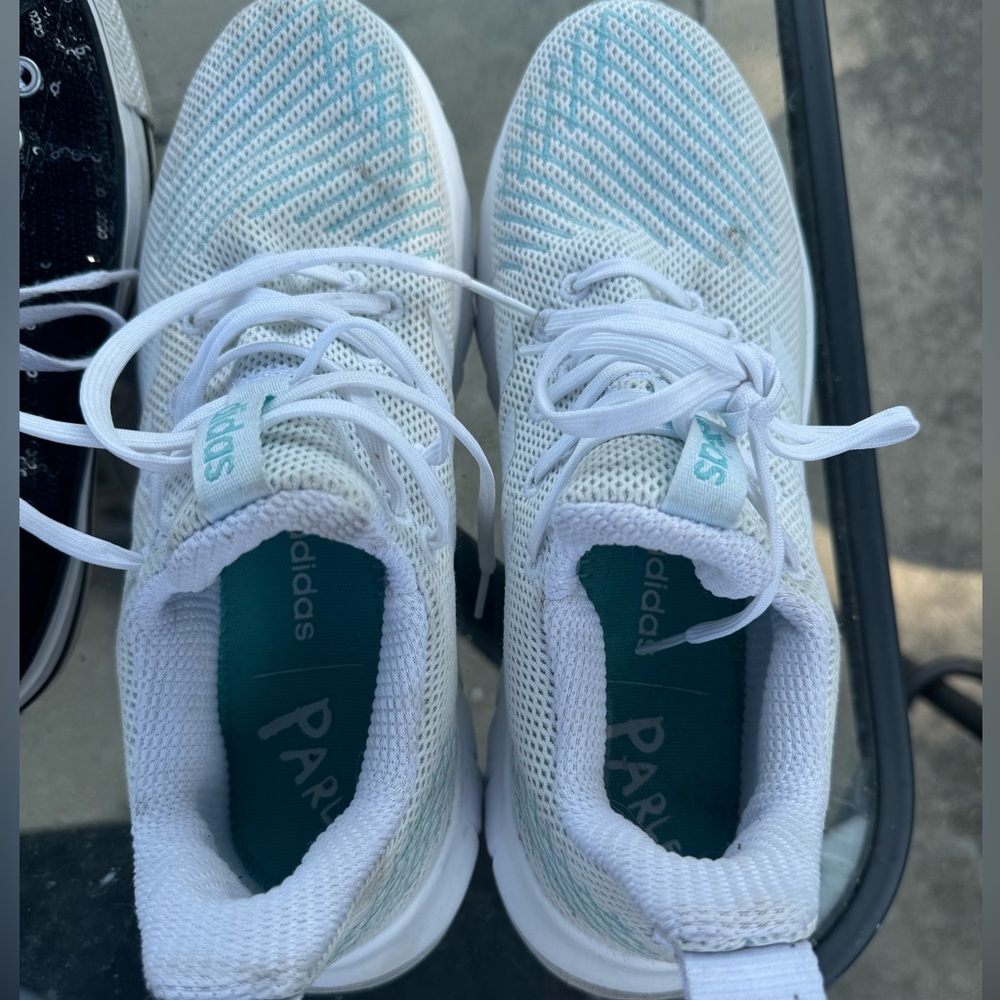 Adidas Blue/White Running Shoes Size 9